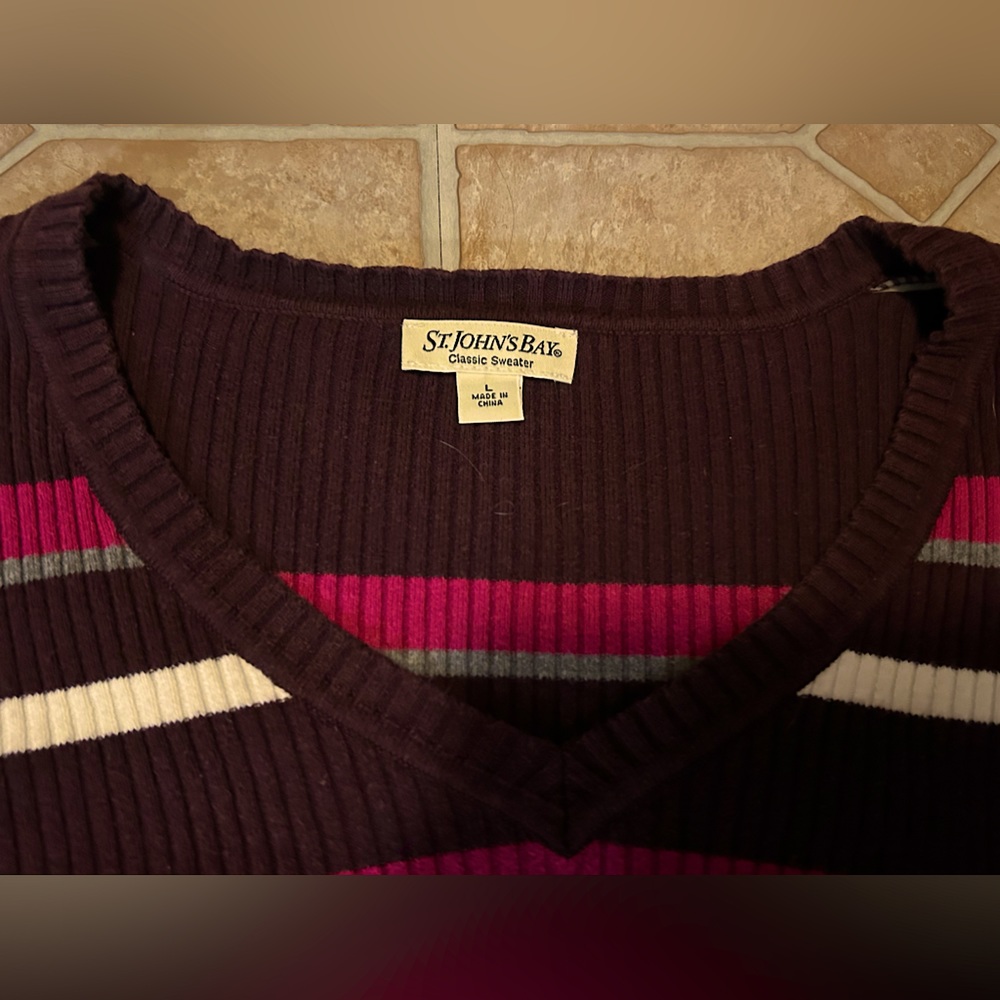 St John’s Bay V Neck Sweater